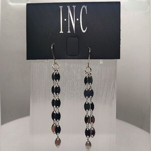 INC Silver Tone Dangle Earrings